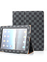 Grey 2 in 1 Protective Leather Case With Lattice For iPad