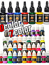 47 Bottles of Tattoo Ink / 40*8mL and 7*15mL