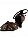 satin / Sekt Glitter oberen Festsaal der Praxis Tanzschuhe Latin / moderne Schuhe für Frauen
