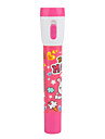 leuke cartoon 2 in 1 balpen en LED zaklamp (roze)