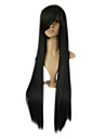 Capless Long Top Grade Quality Synthetic Black Costume Party Wig