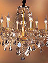 Vintage  Crystal Chandelier with 6 Lights 