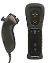 2-in-1 MotionPlus Remote Controller and Nunchuk + Case for Wii/Wii U (Black)
