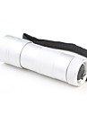 portatile 12-led in alluminio bianco torcia luce (3xAAA, argento)