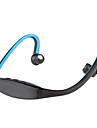 tour de cou stéréo sans fil bluetooth headset casque pour téléphone mobile (bleu)
