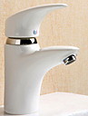 Single Handle Ceramic Faucet White (Finish Painting)