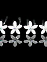 4 pièces magnifiques strass mariage nuptiale broches / fleurs de couleurs plus disponible