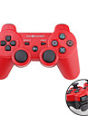 GOiGAME Wireless Two-Tone DualShock 3 Controller for PS3 (Red + Black)