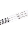 3pcs Nail Art Brushes With White Handle