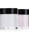 1pcs poudre de cristal sculpture taillée (3ml, couleurs assorties)