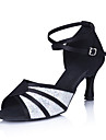 satinado / brillante brillo superior zapatos de baile de salón latino zapatos para mujeres
