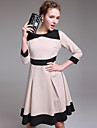 ts do vintage vestido plissado estilo