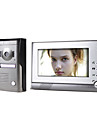 7 Inch Touch Screen Color Video Door Phone System with  Alloy Weatherproof Cover Camera