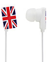 Reino Unido bandeira nacional auriculares de