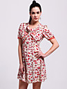 ts sjø moro print slanking kjole
