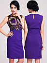 TS Abstract Print Pencil Dress