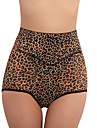 High Waist Leopard Print Cotton Shaping Panty