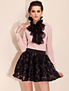 ts ruched saia estilo flor