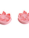 marie kat vormige 3d plastic koekje cookie cutter schimmel set