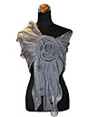 Terylene Evening/Office Wrap/Shawl With Flower Detail (More Colors)