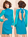 TS Open-back High Neck Dress (More Colors)