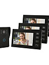 7 Inch Villa-type Building Wireless Intercom with 3 Monitors
