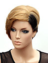 Capless Short High Quality Synthetic Japanese Kanekalon Straight Star Style Wig Rihanna' Hairstyle 1