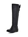 Leatherette Low Heel Knee High Boots Party / Evening Shoes With Bowknot (More Colors)