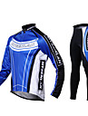 MYSENLAN Men's Fall and Winter Style Cycling Suits with Dual Side Fleece