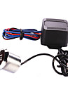 One-Key Engine Start Button Switch Set for Auto Refitting with Red/Blue Light (DC 12V/30A)