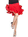 Ballroom Dancewear Viscose Performance Latin Dance Skirt For Ladies More Colors