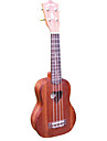 Hanknn - Sapele Soprano Ukulele with Gig Bag