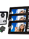Wireless Night Vision Camera with 7 Inch Door Phone Monitor (1camera 3 monitors)