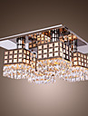 Stainless Crystal Ceiling Light Gein Pattern with 4 Lights