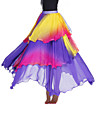 Dancewear Viscose With Tiers Performance Belly Skirt For Ladies More Colors