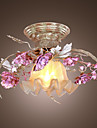Floral loftslampe i steg featured decorration