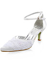 Satin Upper Low Heel Closed-toes Evening Party Shoes/ Special Occasion Shoes.More Colors Available