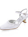 DEMETRIA - Hælsandaler Bryllup Chunky Hæl Satin