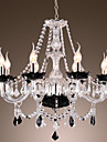 STARK - Lustre Vela Cristal com 8 Lâmpadas