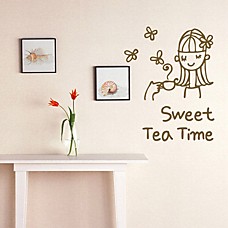 wholesale Afternoon Tea Coffee Wall Sticker (0586 - 6940118552647)