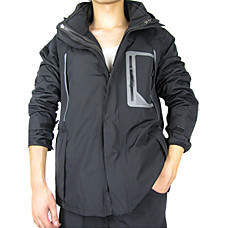 wholesale 2009 New Arrival Wind Stopper Black Skiing Jacket(YCSM-0910-25)