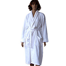 wholesale 100% Extra Thick Cotton Women's Bath Robe (0763-LT053)
