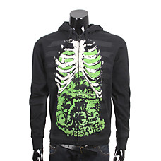 wholesale Colorful Hooded Zip Front Skeleton Jacket (YCSM0531-01.20-2)