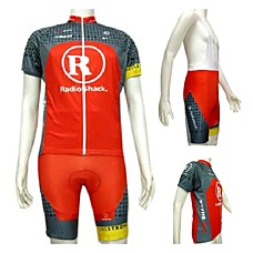 wholesale 2010 Radio Shack Team Short Sleeves Cycling Jersey with Bib Shorts  (0478-0420-6)