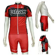 wholesale 2010 BMC Racing Team Short Sleeves Cycling Jersey with Bib Shorts (0478-0617-10)