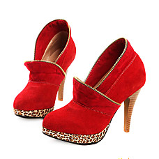 Красные кожаные ботильоны российской марки ABBI