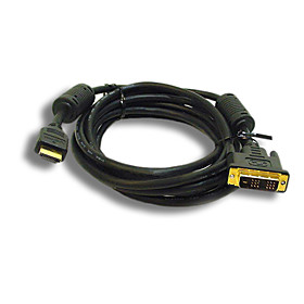 6FT HDMI DVI 28AWG CABLE HDTV PLASMA DVD GOLD Ferrites (MONO004) 6FT HDMI DVI 28AWG CABLE HDTV PLASMA DVD GOLD Ferrites (MONO004)