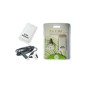 Rechargeable USB Battery Pack (3600mAH) for Xbox 360 (GM151) Rechargeable USB Battery Pack (3600mAH) for Xbox 360 (GM151)