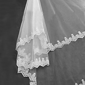 1 Layer Cathedral Wedding Veils (HSFJ083)