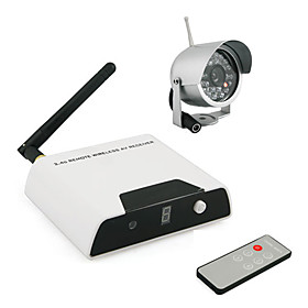2.4Ghz 4-Channel Wireless Kit with Night Vision Wireless Camera